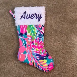 Lilly Pulitzer Southern inspired stocking